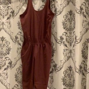Burgundy Jumpsuit from Old Navy